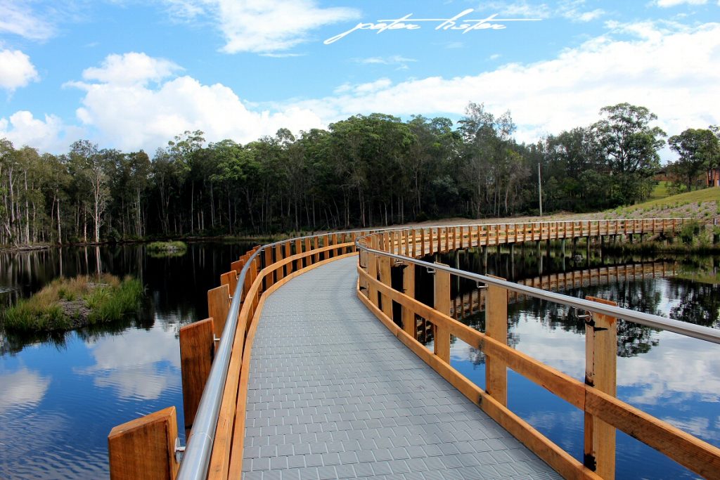 Urunga Wetlands & Boardwalk Scene Peter Lister