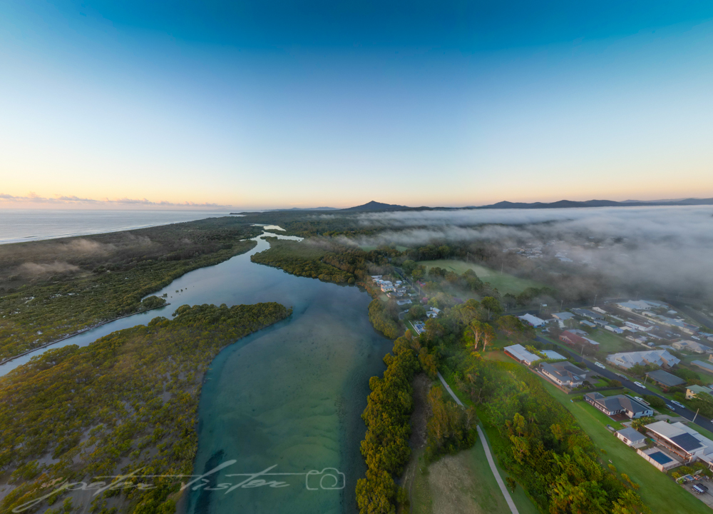 Urunga Under Fog
